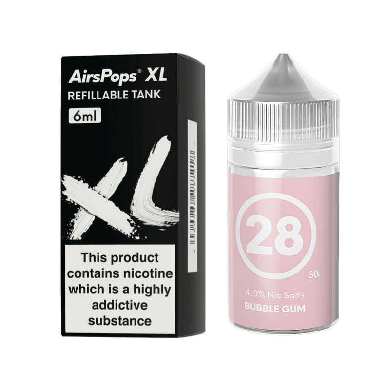 AirsPops XL Refillable Pod & 313 AirsPops E-Liquid Bundle