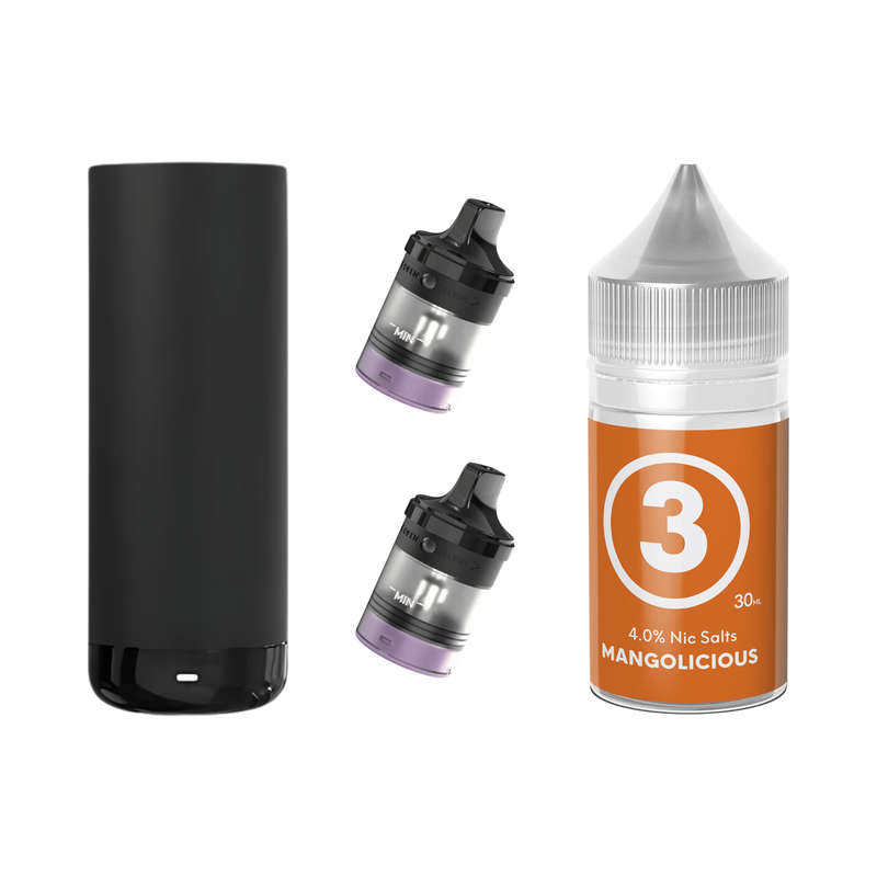AirsPops XL Device, Refillable Pods, and E-Liquid Bundle