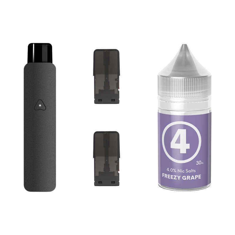Airscream 7 Device, Refillable Pods and E-Liquid Bundle