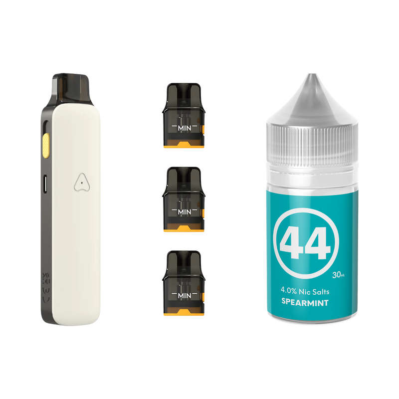 Airscream Pro II Device, Refillable Pods and E-Liquid Bundle
