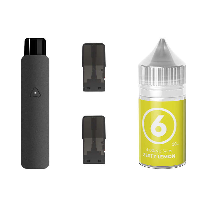 Airscream 7 Device, Refillable Pods and E-Liquid Bundle