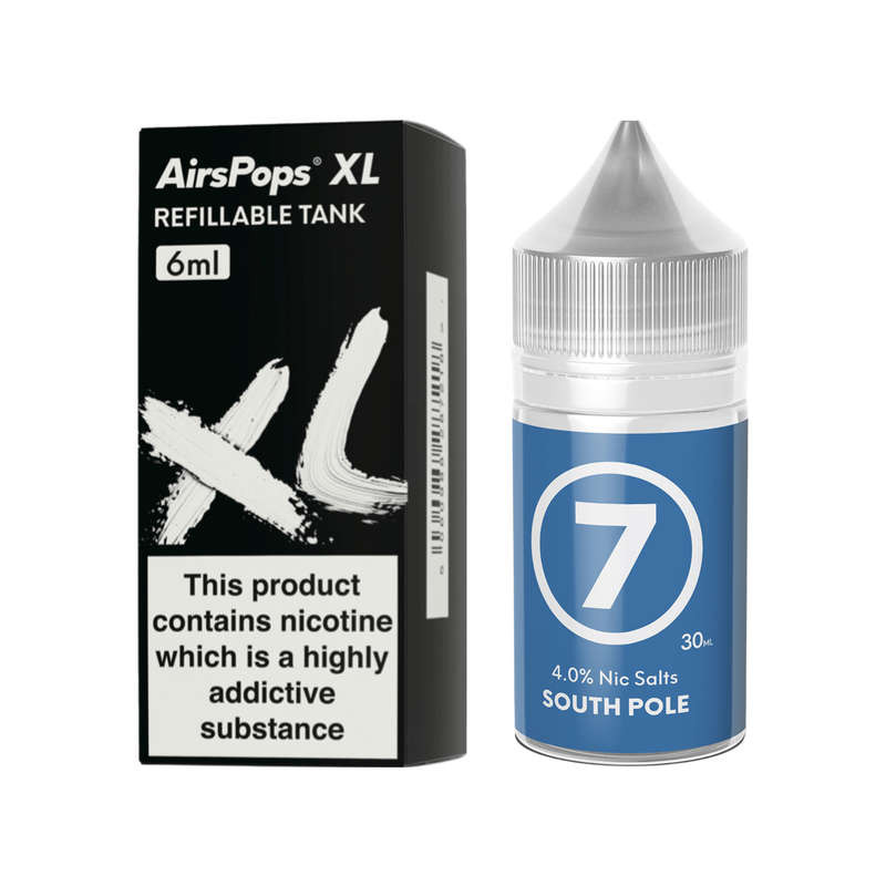 AirsPops XL Refillable Pod & 313 AirsPops E-Liquid Bundle
