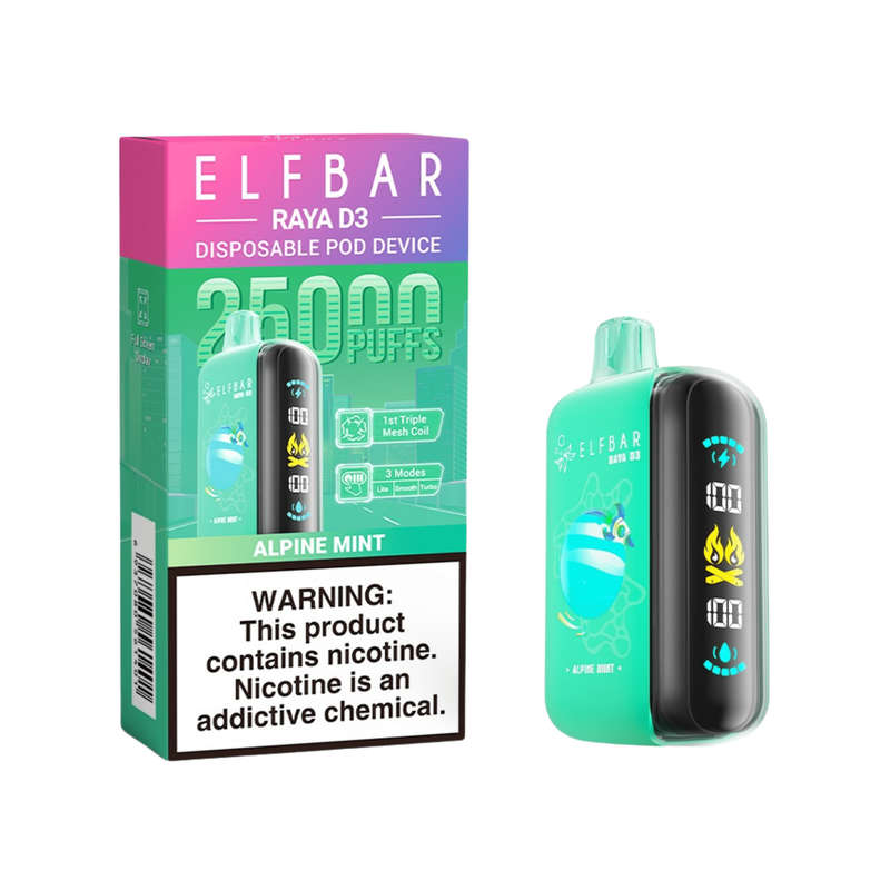 Elf Bar Raya D3 25k Disposable Vape - 5%