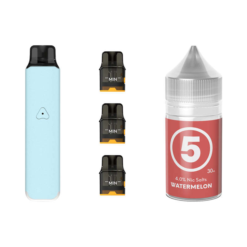 Airscream Pro LITE Device, Refillable Pods and E-Liquid Bundle