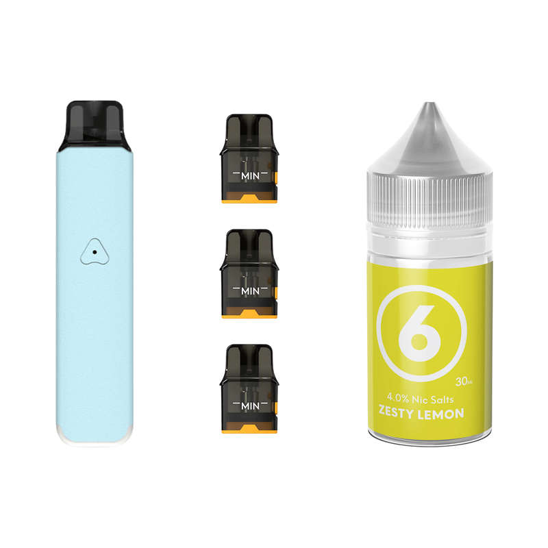 Airscream Pro LITE Device, Refillable Pods and E-Liquid Bundle
