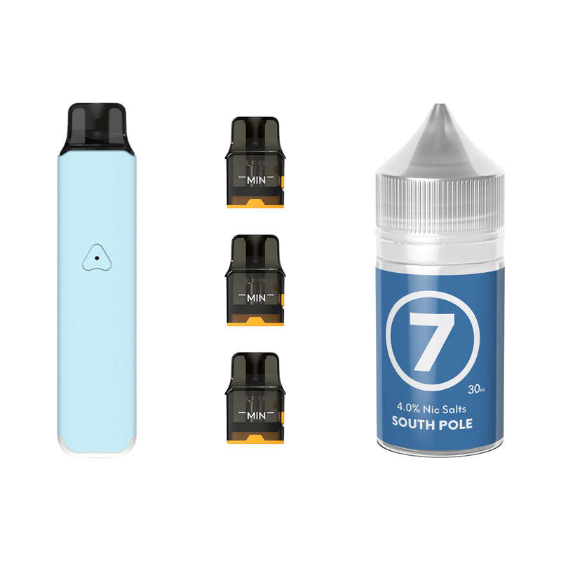 Airscream Pro LITE Device, Refillable Pods and E-Liquid Bundle