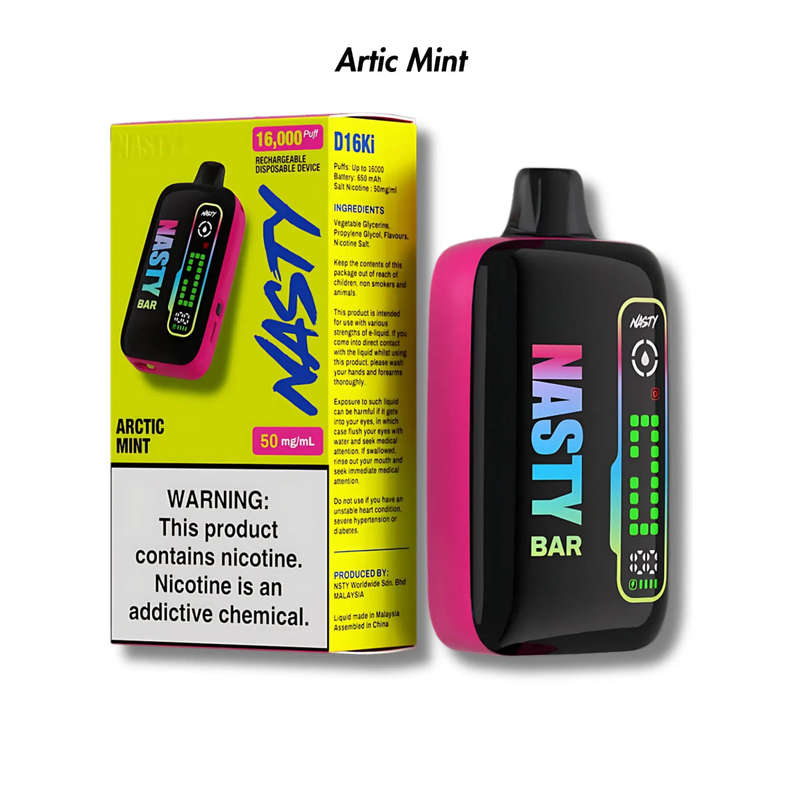 Nasty Bar 16000 Puff Disposable Vape-Artic Mint