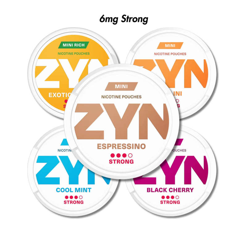5-Pack ZYN Mini Strong Nicotine Pouches - 6mg