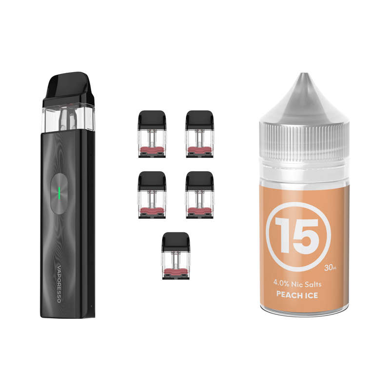 Vaporesso XROS Mini 4 Device, Refillable Pods and E-Liquid Bundle