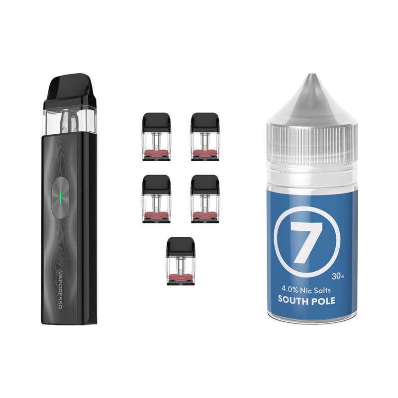 Vaporesso XROS Mini 4 Device, Refillable Pods and E-Liquid Bundle
