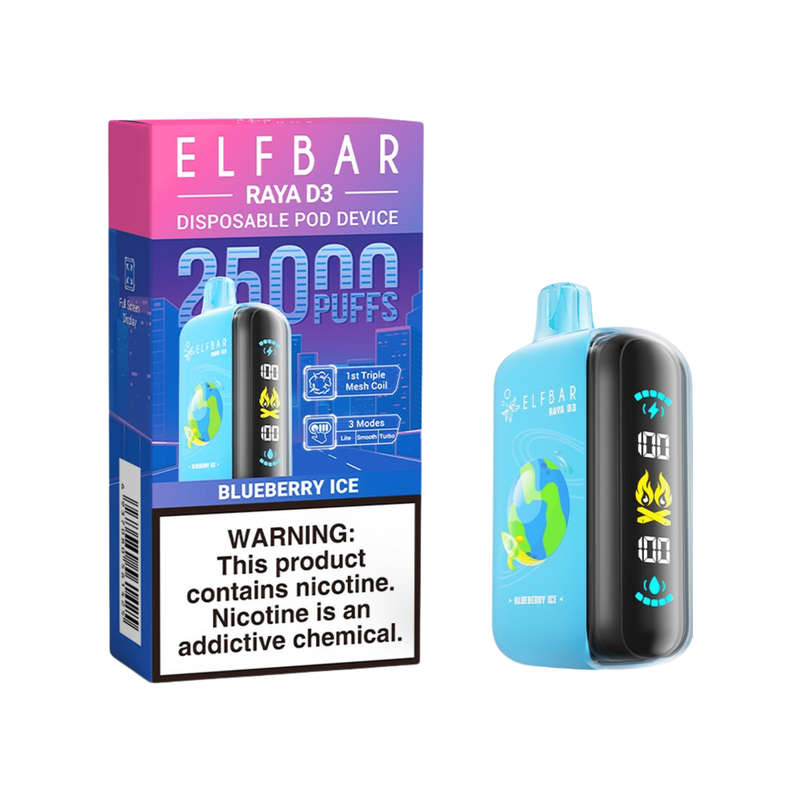 Elf Bar Raya D3 25k Disposable Vape - 5%