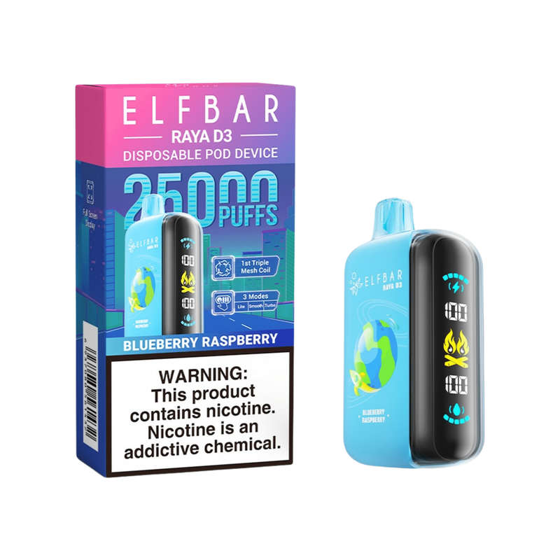 Elf Bar Raya D3 25k Disposable Vape - 5%