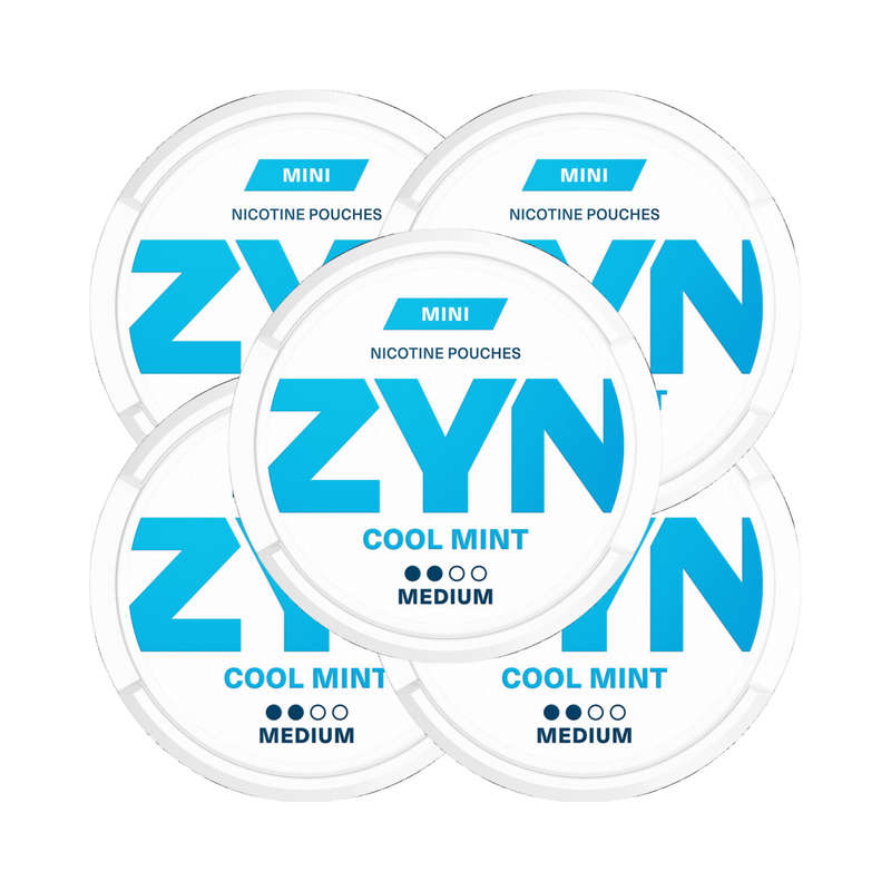 5-Pack ZYN Mini Medium Nicotine Pouches - 3mg