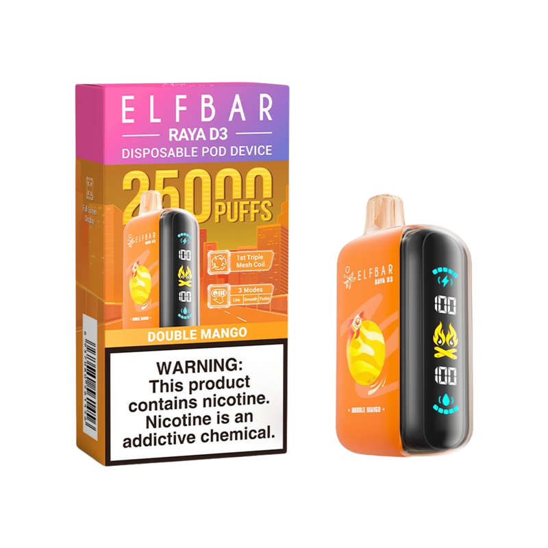 Elf Bar Raya D3 25k Disposable Vape - 5%