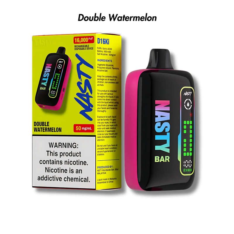 Nasty Bar 16000 Puff Disposable Vape- Double Watermelon