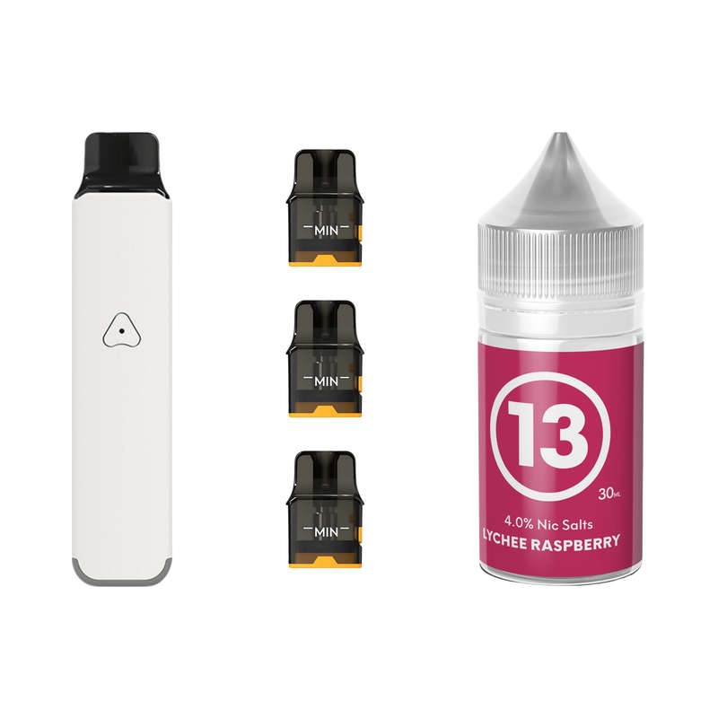 Airscream Pro LITE Device, Refillable Pods and E-Liquid Bundle