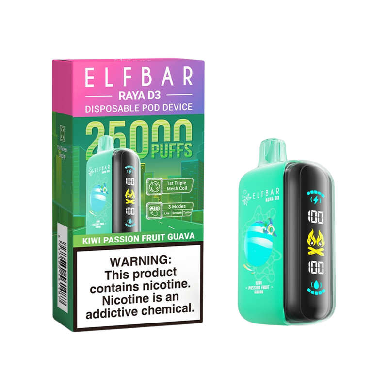 Elf Bar Raya D3 25k Disposable Vape - 5%