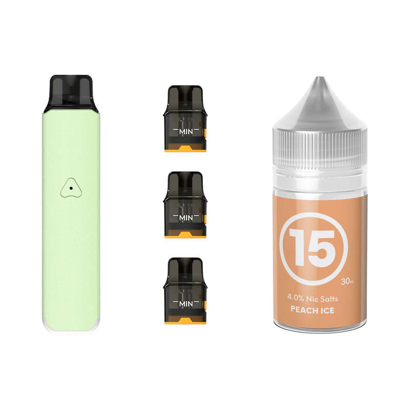 Airscream Pro LITE Device, Refillable Pods and E-Liquid Bundle
