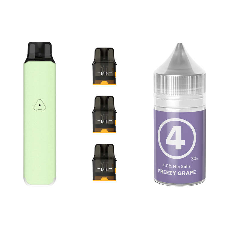 Airscream Pro LITE Device, Refillable Pods and E-Liquid Bundle