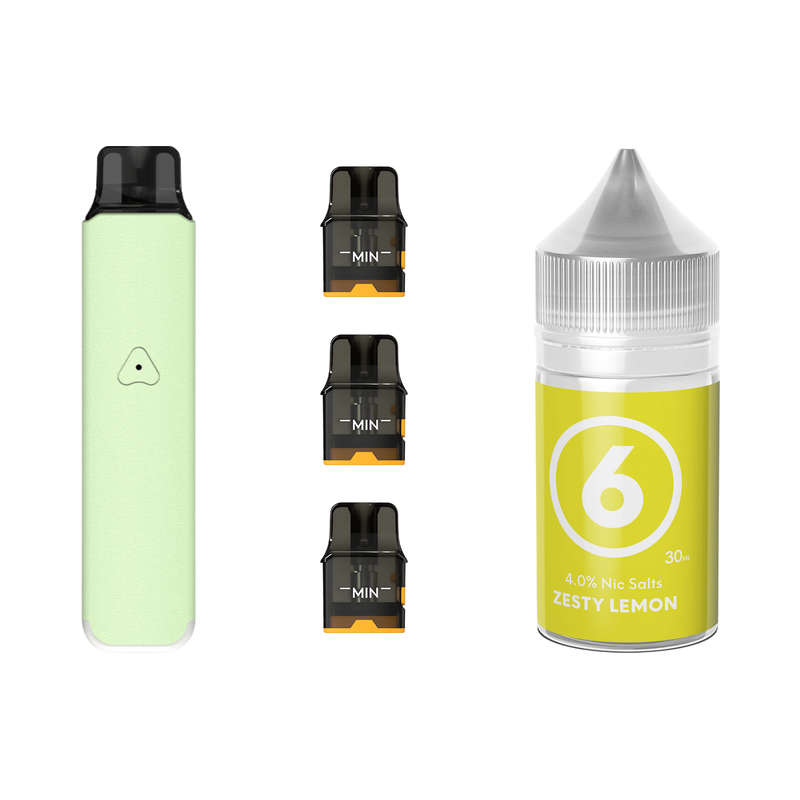 Airscream Pro LITE Device, Refillable Pods and E-Liquid Bundle