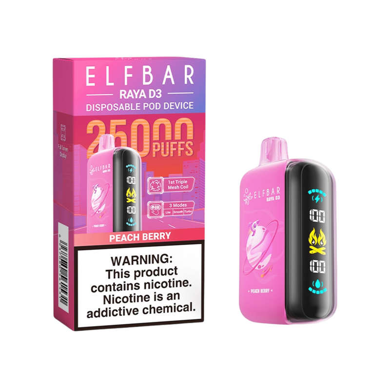Elf Bar Raya D3 25k Disposable Vape - 5%