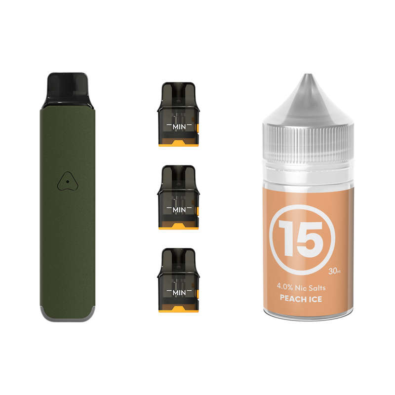 Airscream Pro LITE Device, Refillable Pods and E-Liquid Bundle