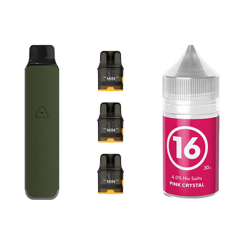 Airscream Pro LITE Device, Refillable Pods and E-Liquid Bundle