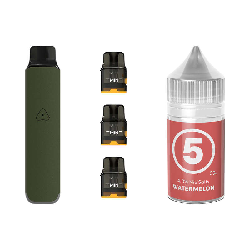 Airscream Pro LITE Device, Refillable Pods and E-Liquid Bundle