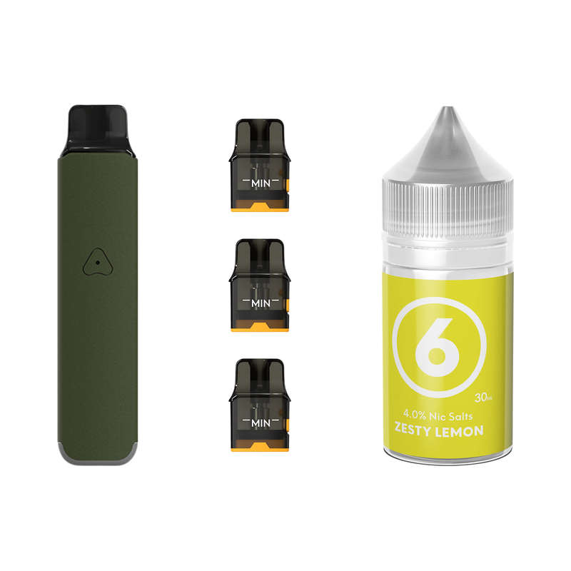 Airscream Pro LITE Device, Refillable Pods and E-Liquid Bundle