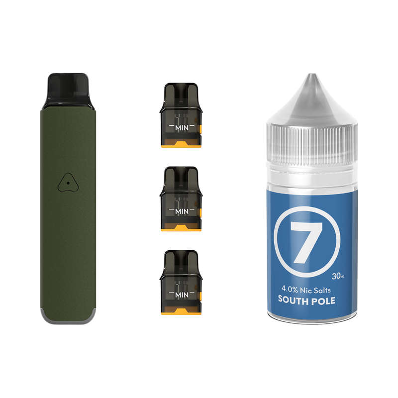 Airscream Pro LITE Device, Refillable Pods and E-Liquid Bundle