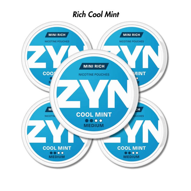 5-Pack ZYN Mini Medium Nicotine Pouches - 3mg