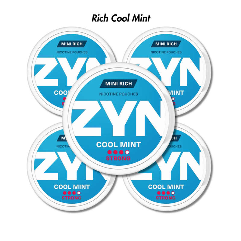 5-Pack ZYN Mini Strong Nicotine Pouches - 6mg