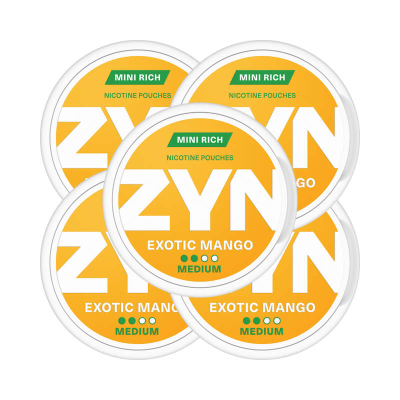 5-Pack ZYN Mini Medium Nicotine Pouches - 3mg