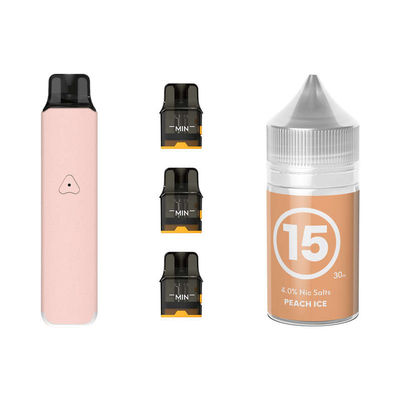 Airscream Pro LITE Device, Refillable Pods and E-Liquid Bundle
