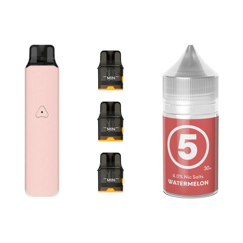 Airscream Pro LITE Device, Refillable Pods and E-Liquid Bundle