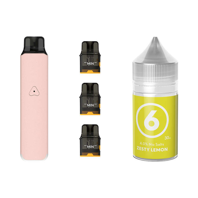 Airscream Pro LITE Device, Refillable Pods and E-Liquid Bundle