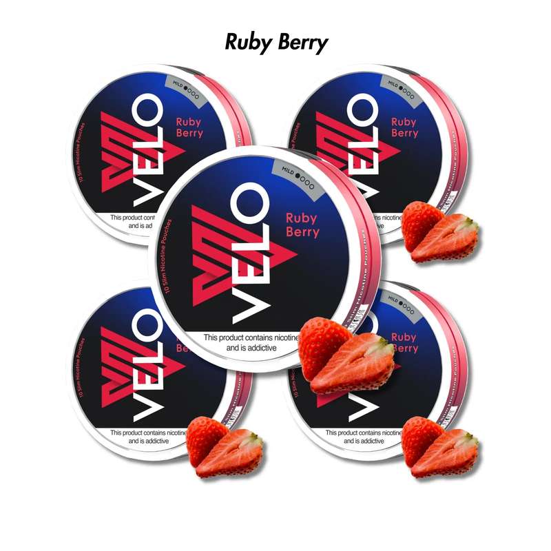 5-Pack VELO Nicotine Pouches Bundle - Mild 4mg