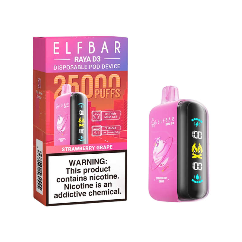 Elf Bar Raya D3 25k Disposable Vape - 5%