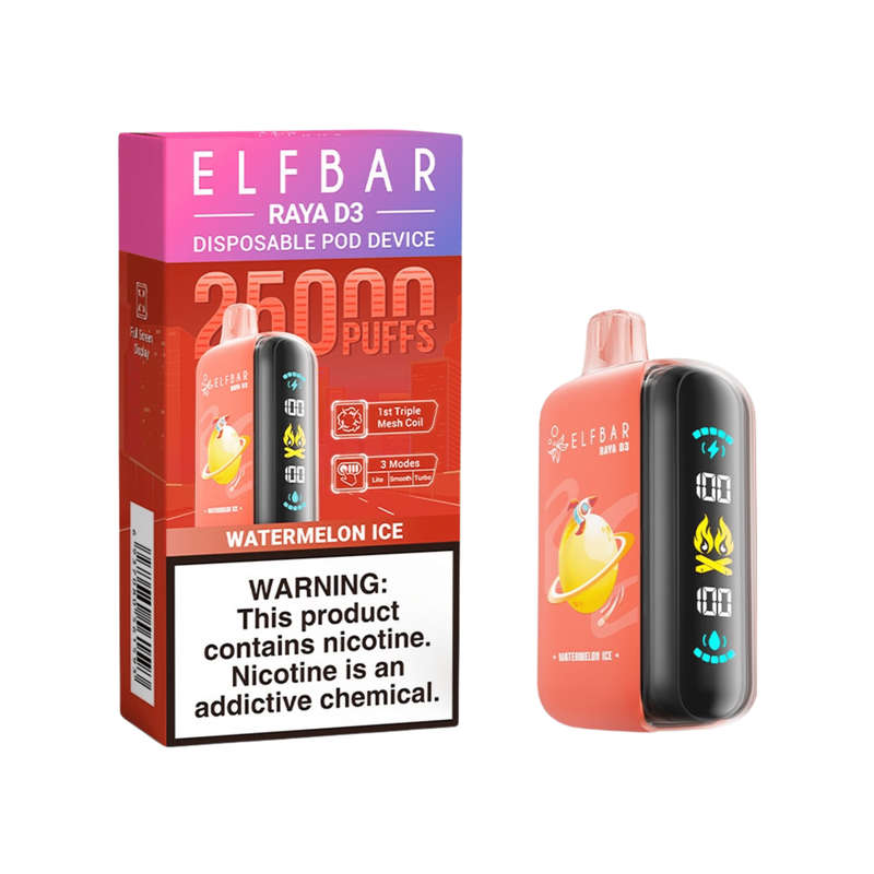 Elf Bar Raya D3 25k Disposable Vape - 5%