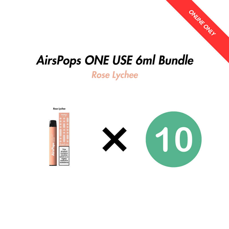Airscream AirsPops ONE USE 6ml Bulk Bundle (10 Pack)