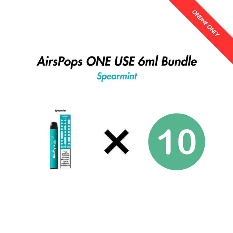 Airscream AirsPops ONE USE 6ml Bulk Bundle (10 Pack)