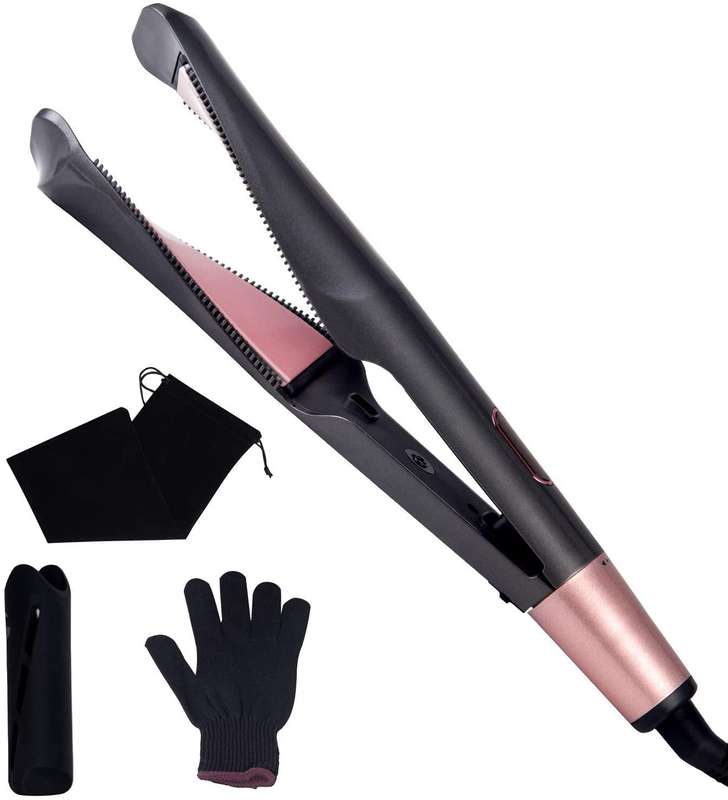 Brand New 2 in 1 Flat Iron Ceramic Hair Curler Straightener