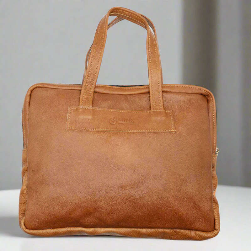 Leather Laptop Sleeve with Handle