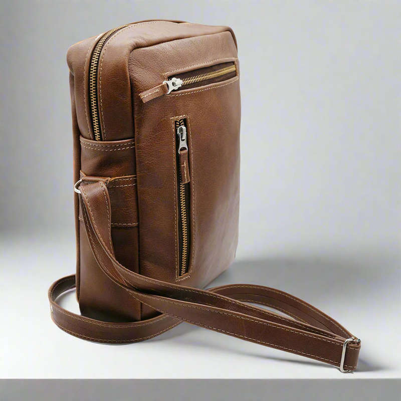 Traveller Leather Sling Bag