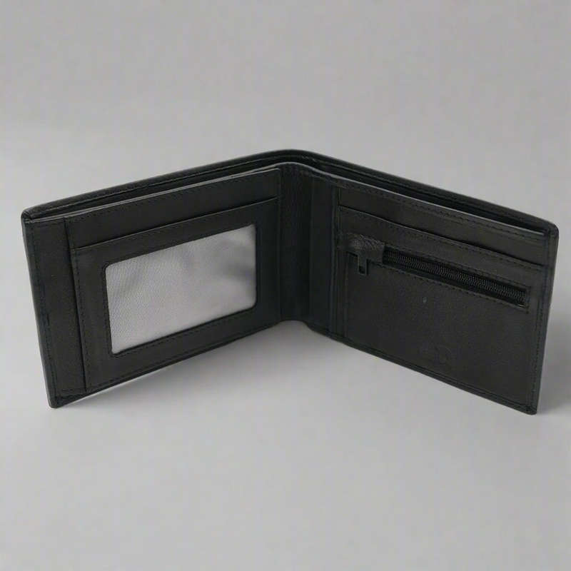 Jo Black Leather Mens Wallet