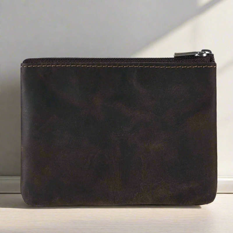 Unisex Leather Key and Card Holder
