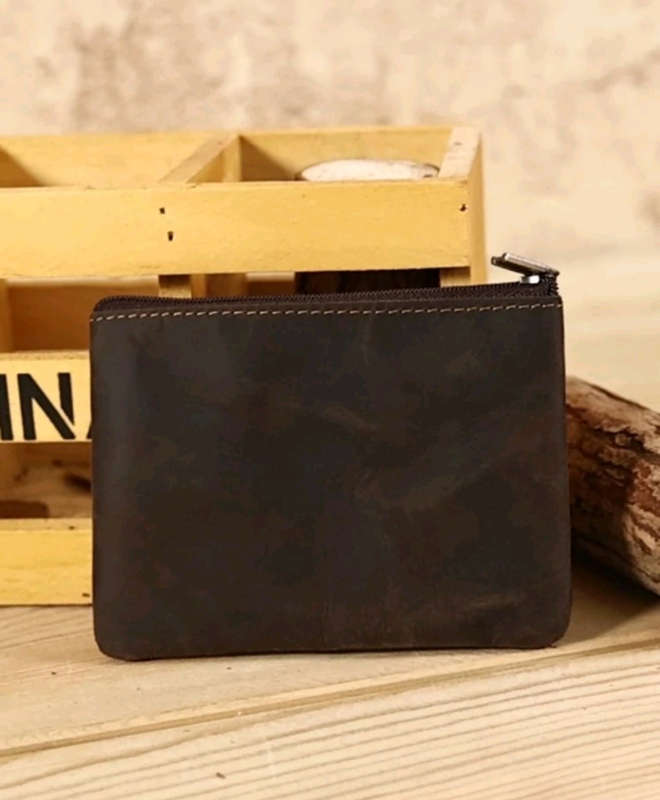 Unisex Leather Key and Card Holder