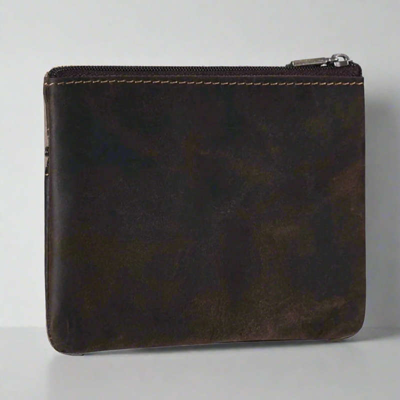 Unisex Leather Key and Card Holder