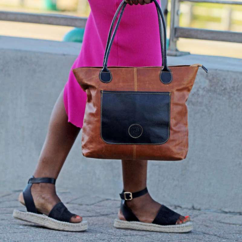 Victoria Leather Handbag Combo
