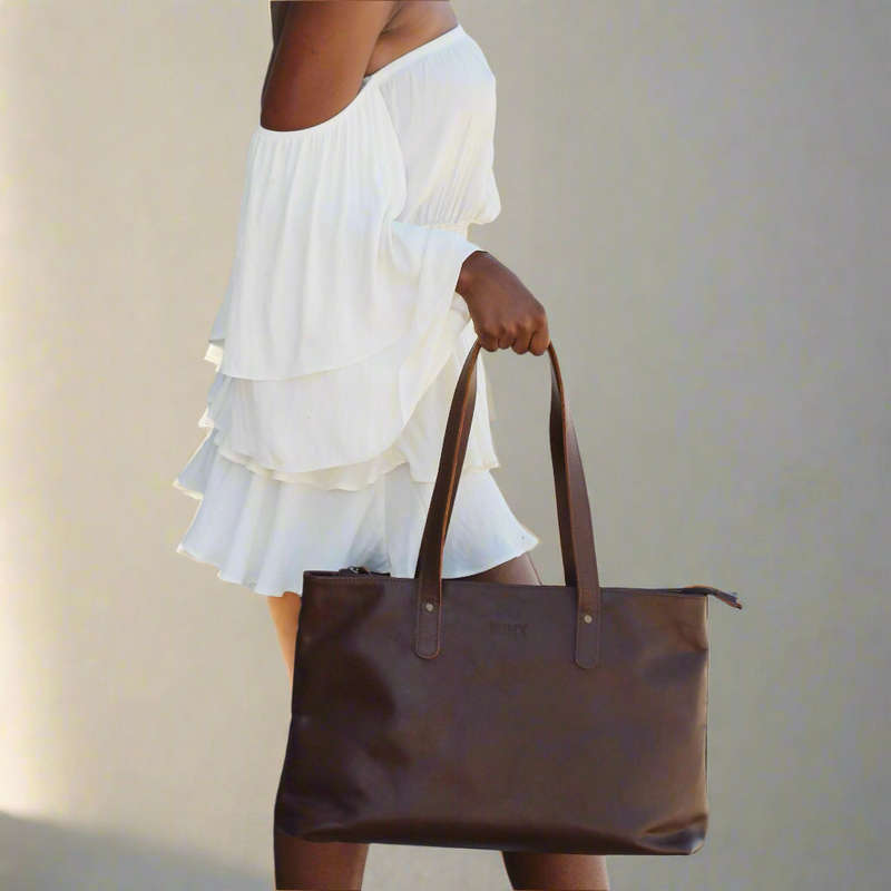 Miss Rosie Leather Hand / Laptop bag